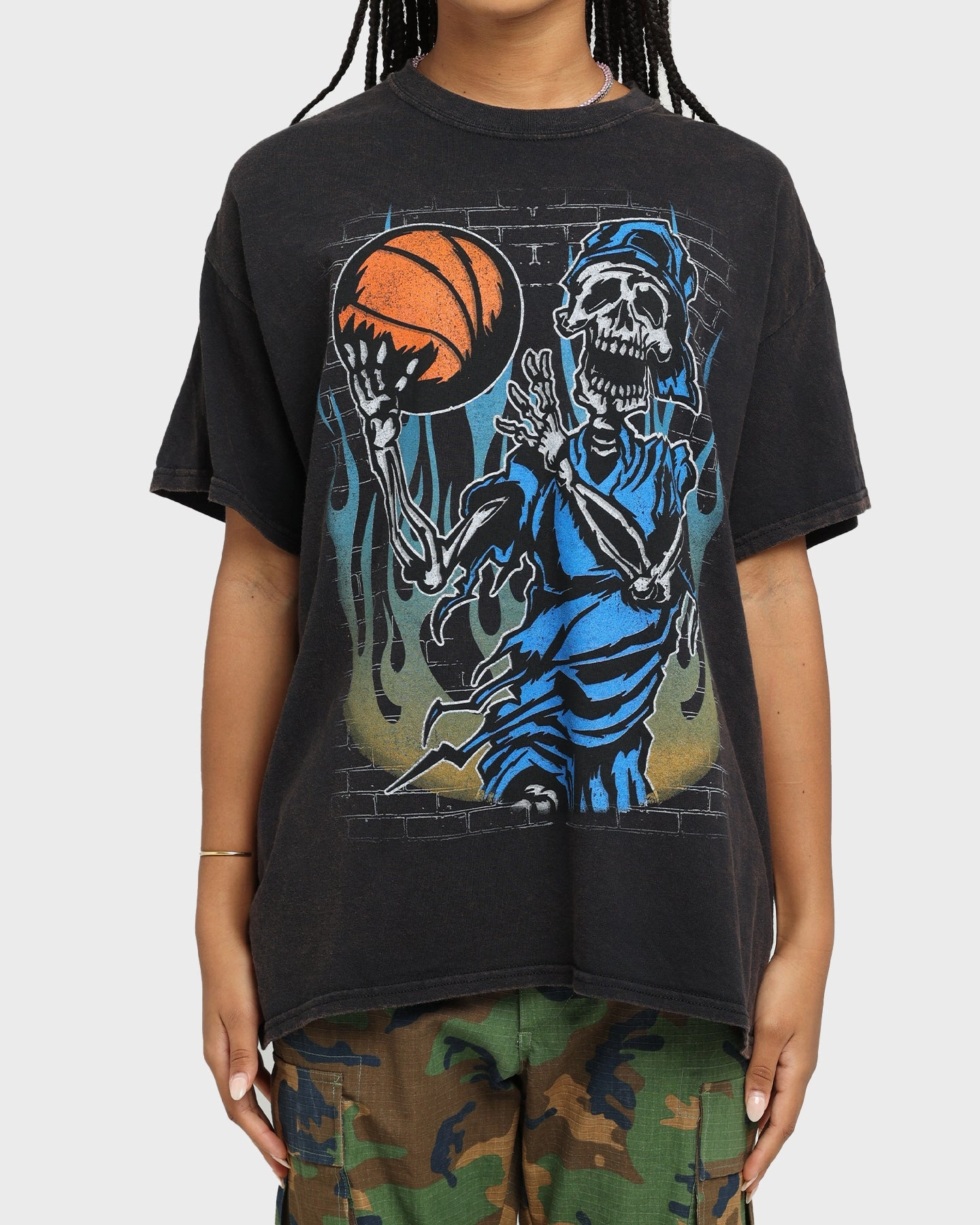 ethical Goat Crew The Chef Vintage T-Shirt Black Wash