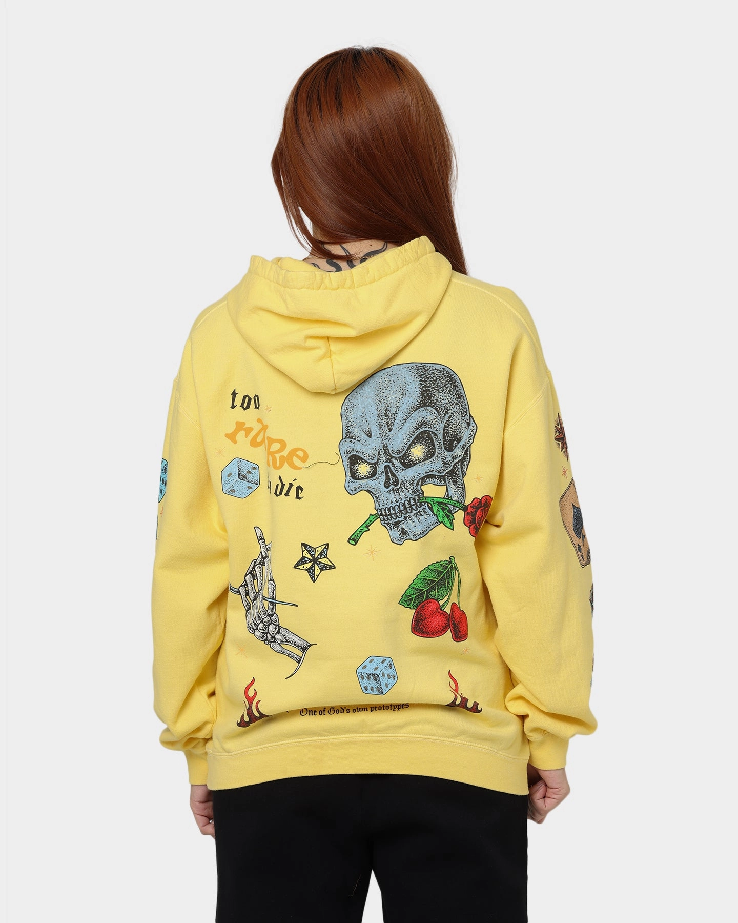 Bohemian Goat Crew Too Weird To Live Hoodie Butter