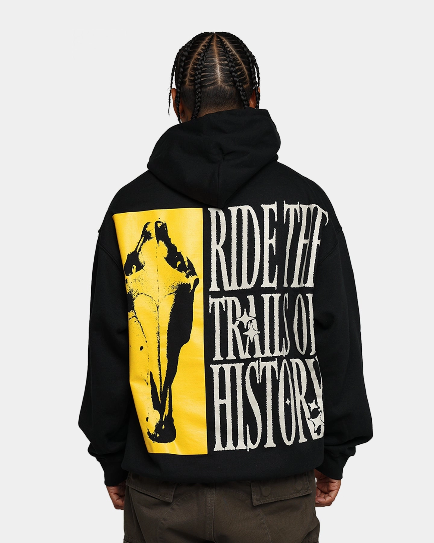 Goat Crew Trails Hoodie Black Infatuation Durable Shield