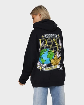 Urban Protection Goat Crew World Peace Hoodie Black