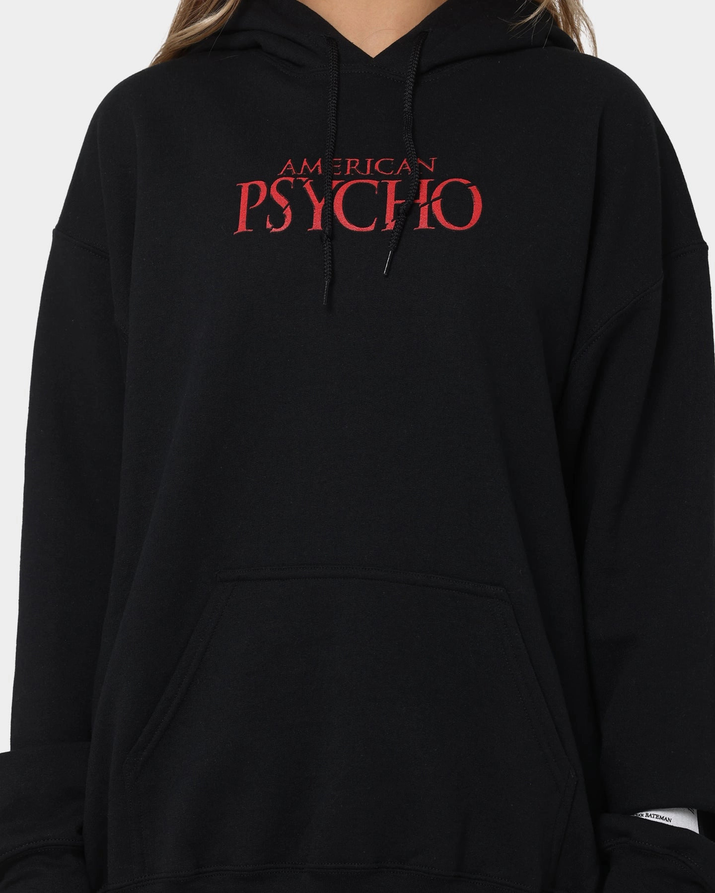 Goat Crew X American Psycho American Psycho Vintage Hoodie Black Urban Fashion Look