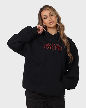 Goat Crew X American Psycho American Psycho Vintage Hoodie Black Comfort Apparel