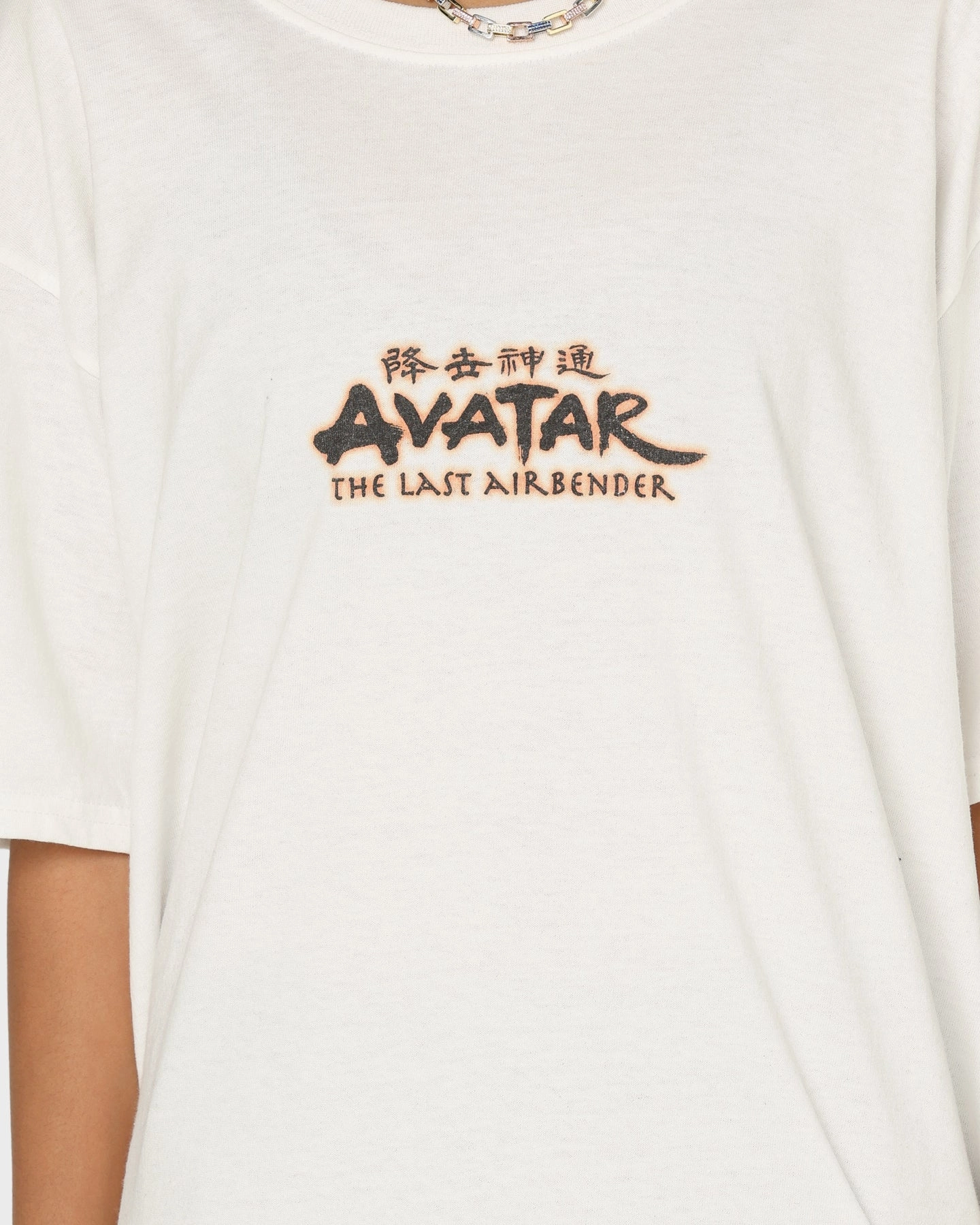 Fashion Forward Comfy and Soft Goat Crew X Avatar: Avatar Logo T-Shirt White