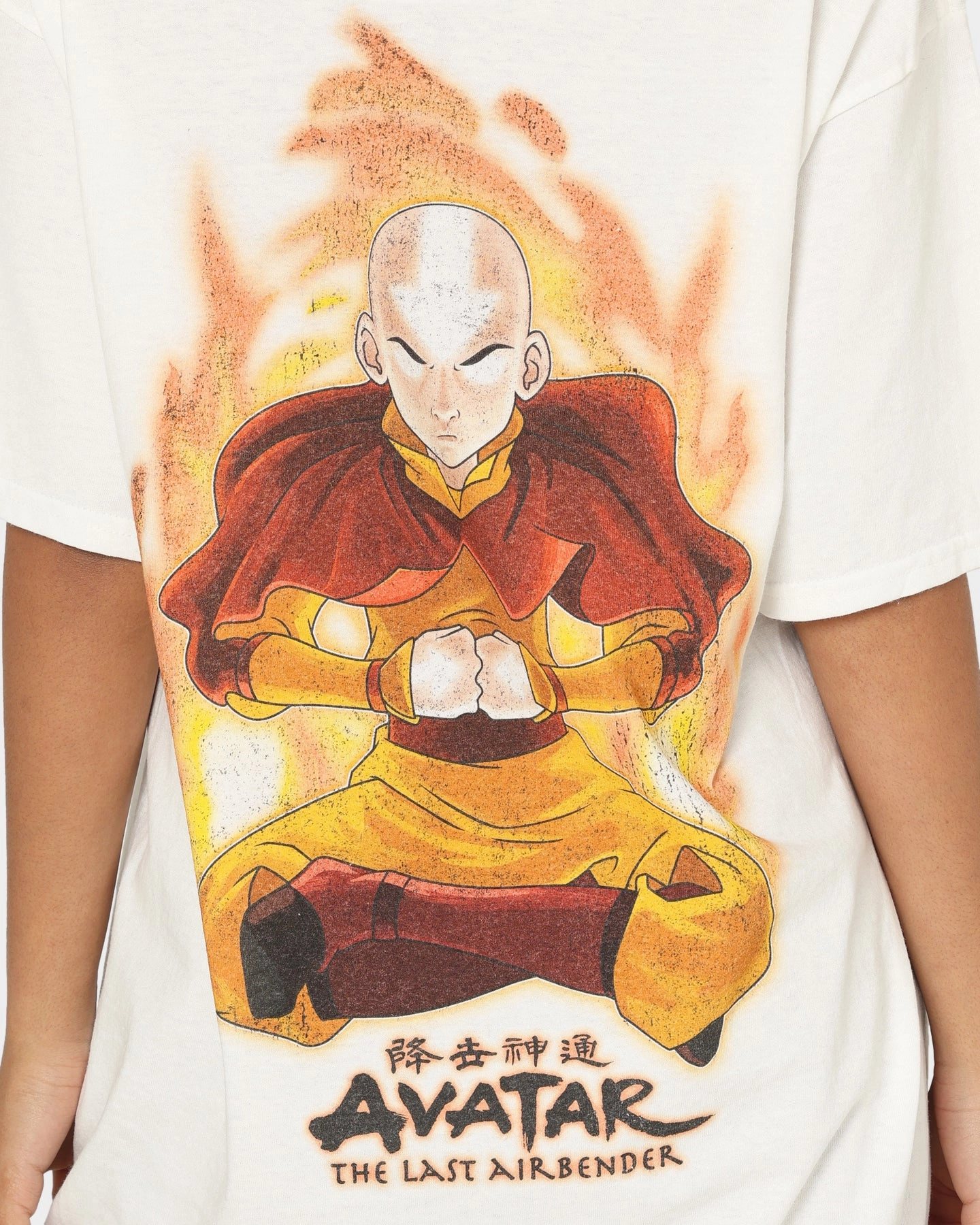 Cozy and Soft Goat Crew X Avatar: Avatar Logo T-Shirt White
