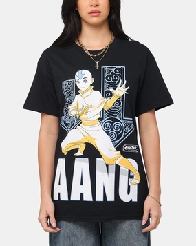 Goat Crew X Avatar: The Last Airbender Aang Arrows T-Shirt Black Breathable Mesh Panels