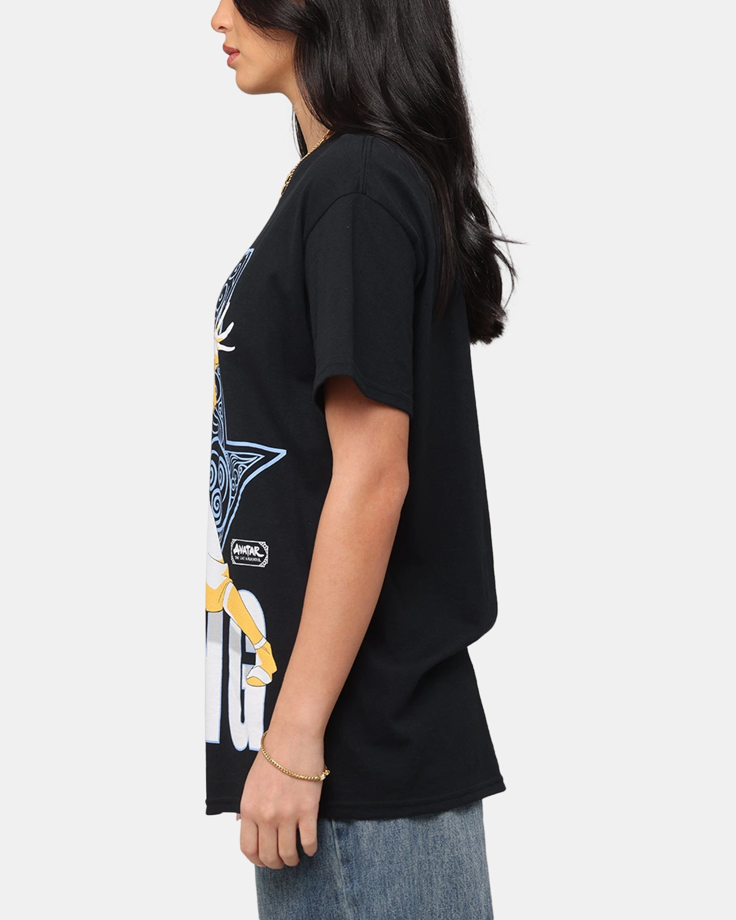 Goat Crew X Avatar: The Last Airbender Aang Arrows T-Shirt Black Simple and Chic