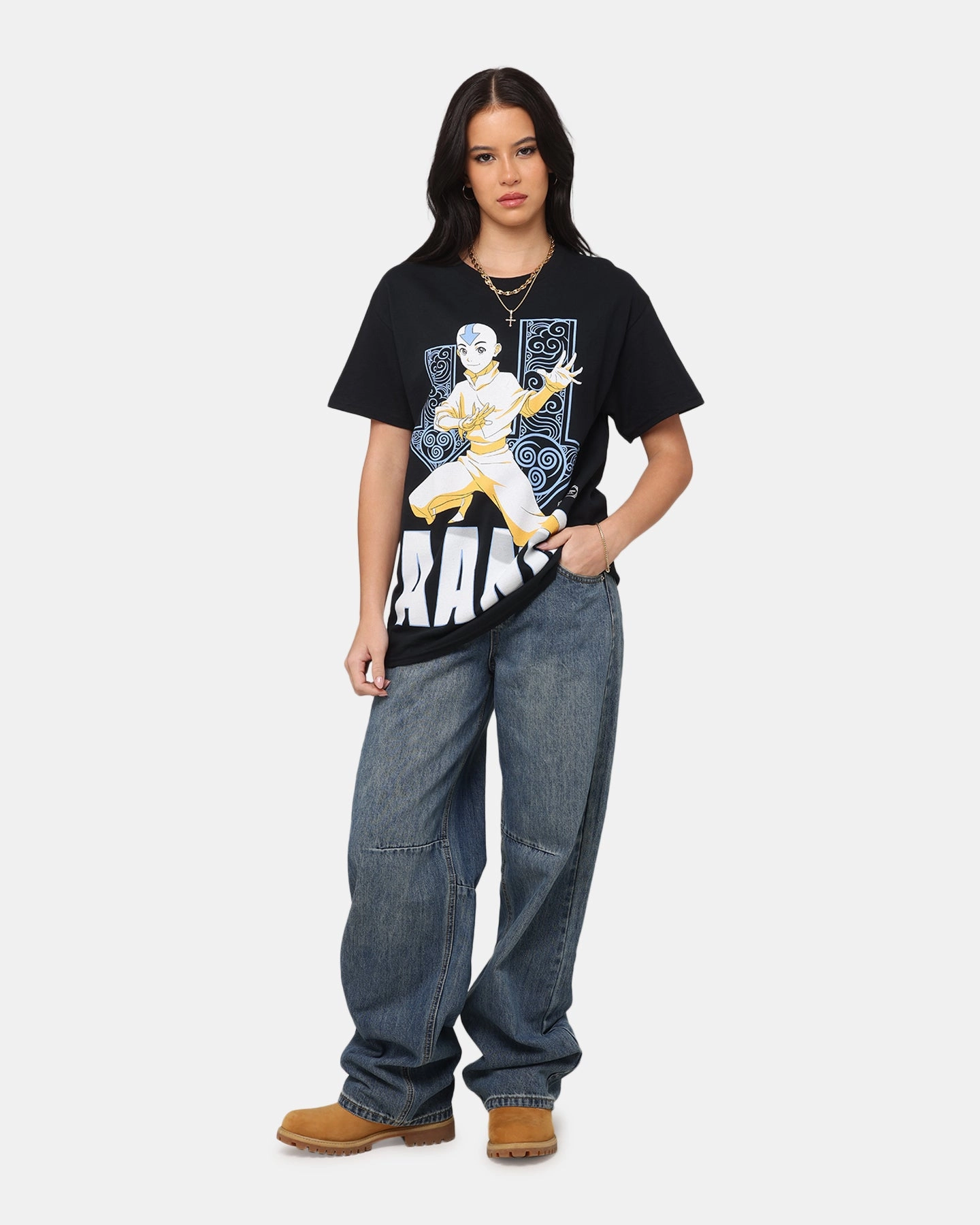 Goat Crew X Avatar: The Last Airbender Aang Arrows T-Shirt Black Classic Smart Urban Smart