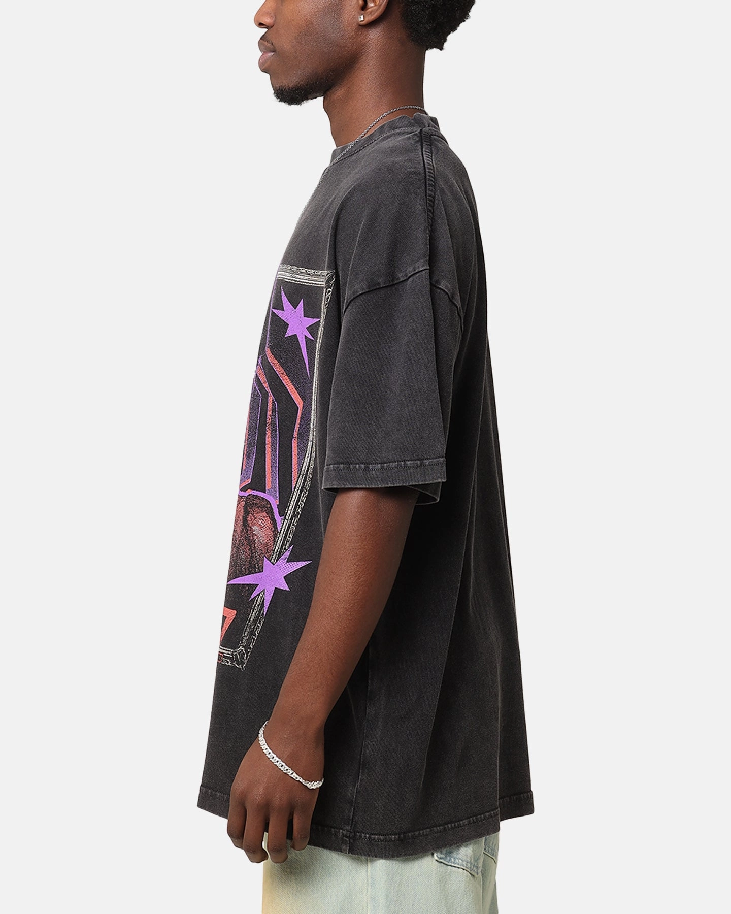 Goat Crew X Beetlejuice Lydia Vintage T-Shirt Black Acidwash LowImpactDye Travel Style Trend