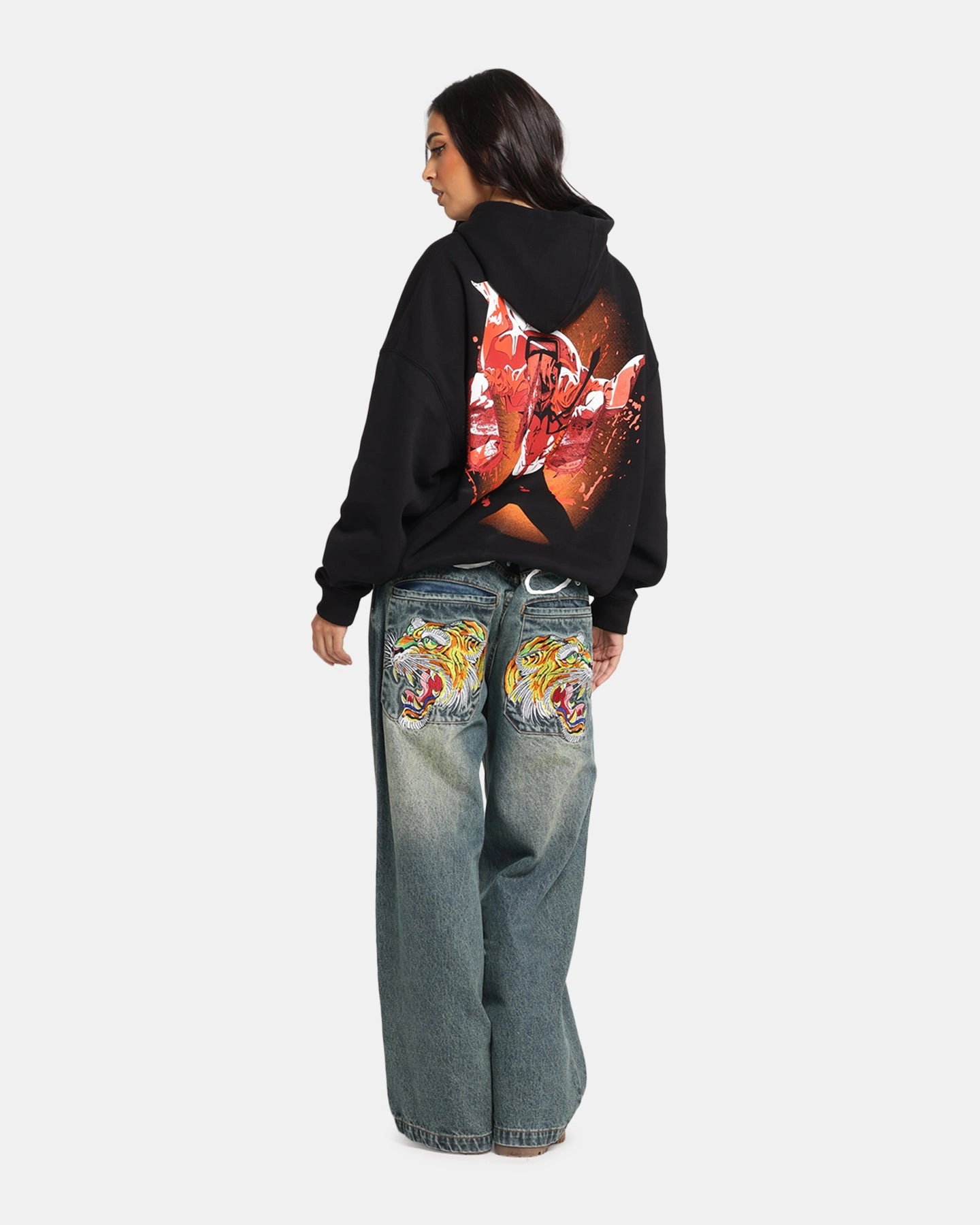 Timeless Street Goat Crew X Chainsaw Man Premium Hoodie Black