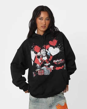 Goat Crew X DC Batman Mad Love Hoodie Black Fit For Comfort sports activity