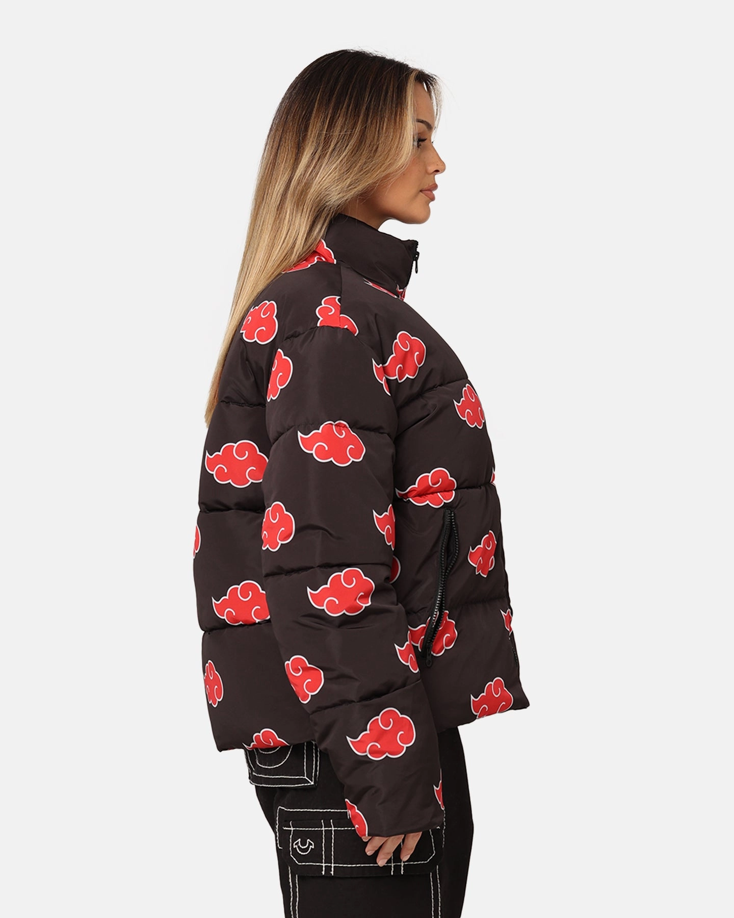 Adapt ThermalRetention Goat Crew X Naruto Akatsuki Puffer Jacket Black