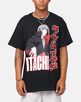 Goat Crew X Naruto Itachi Vintage T-Shirt Black High-Quality Fabric