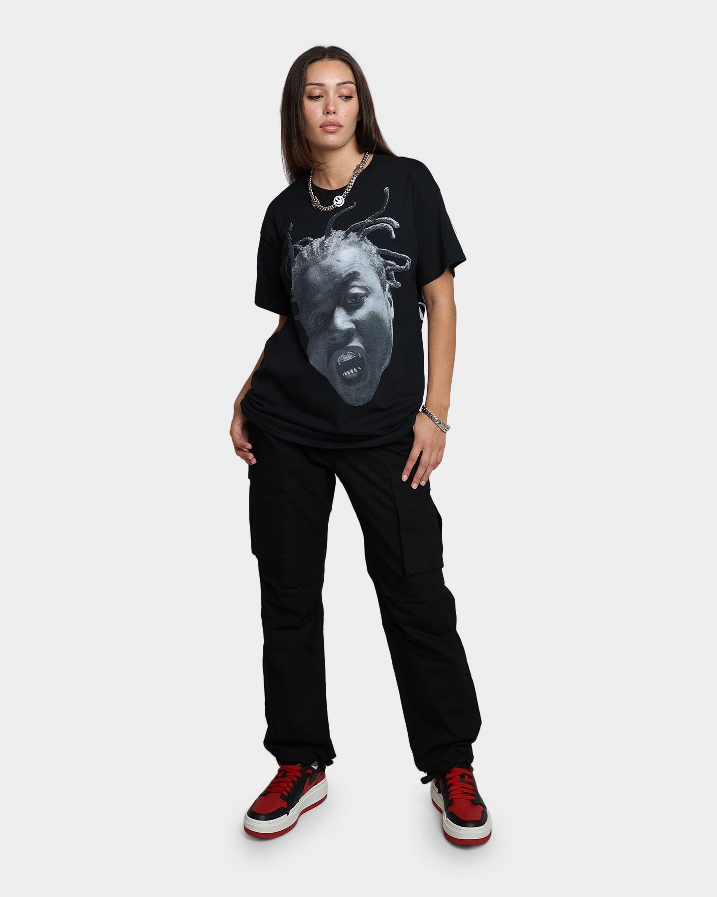 Relaxed Fashion Comfy Vibes Goat Crew X Ol' Dirty Bastard Big Face T-Shirt Black