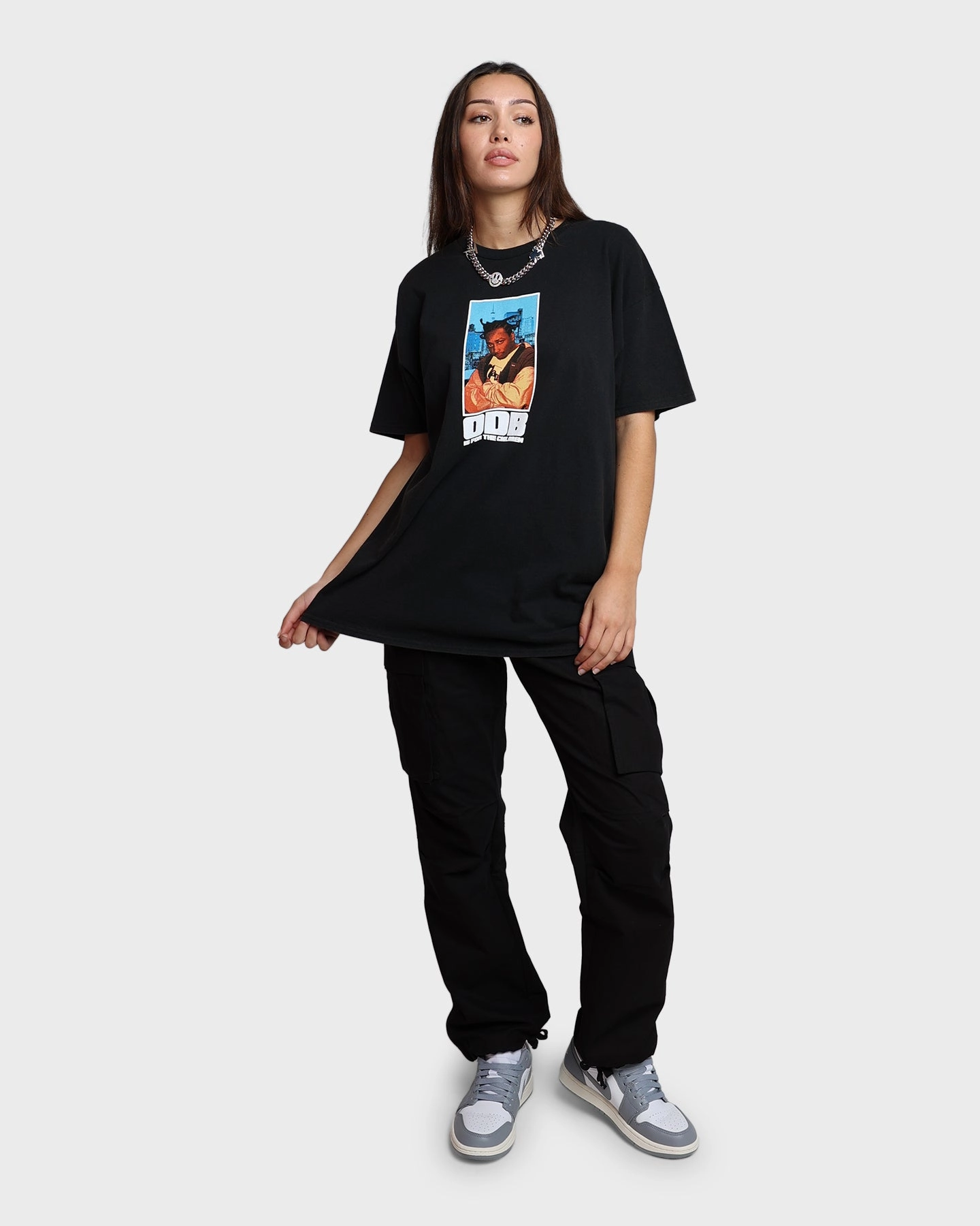 Goat Crew X Ol' Dirty Bastard Children Vintage T-Shirt Washed Black Smart Wear AdvancedMoistureManagement