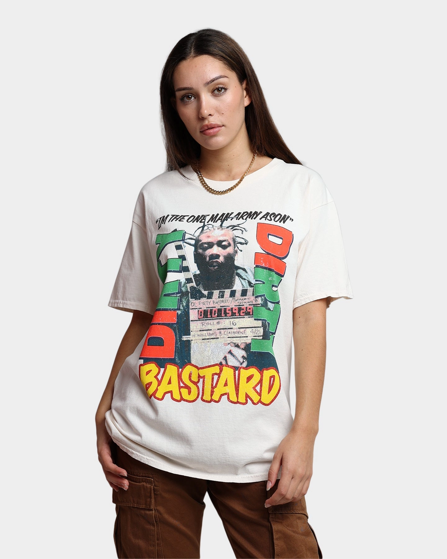 Goat Crew X Ol' Dirty Bastard One Man Army T-Shirt Off White Weekend Wear