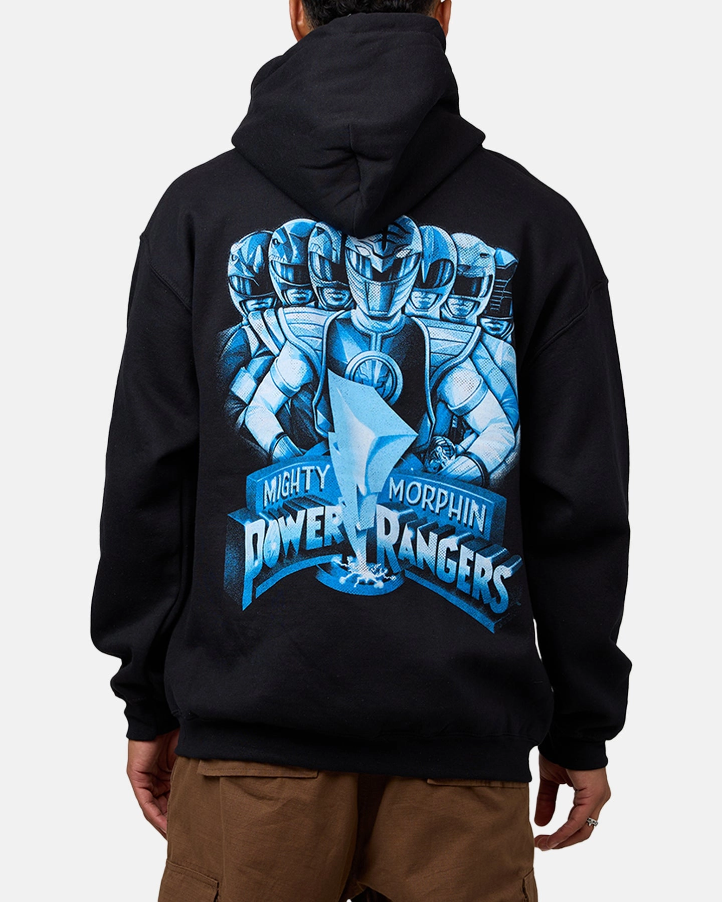 Goat Crew X Power Rangers Mighty Morphin Hoodie Black Sleek Fit