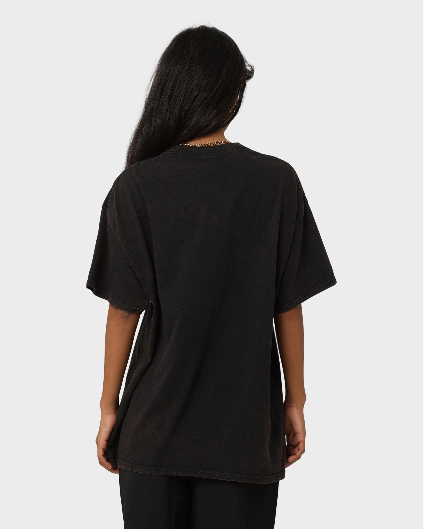 Goat Crew X Rick And Morty Roy Vintage T-Shirt Washed Black Thermal Regulation Layer Anti-bacterial