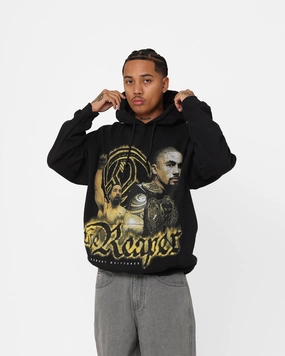 Goat Crew X Rob The Reaper Hoodie Black Wash Mittens