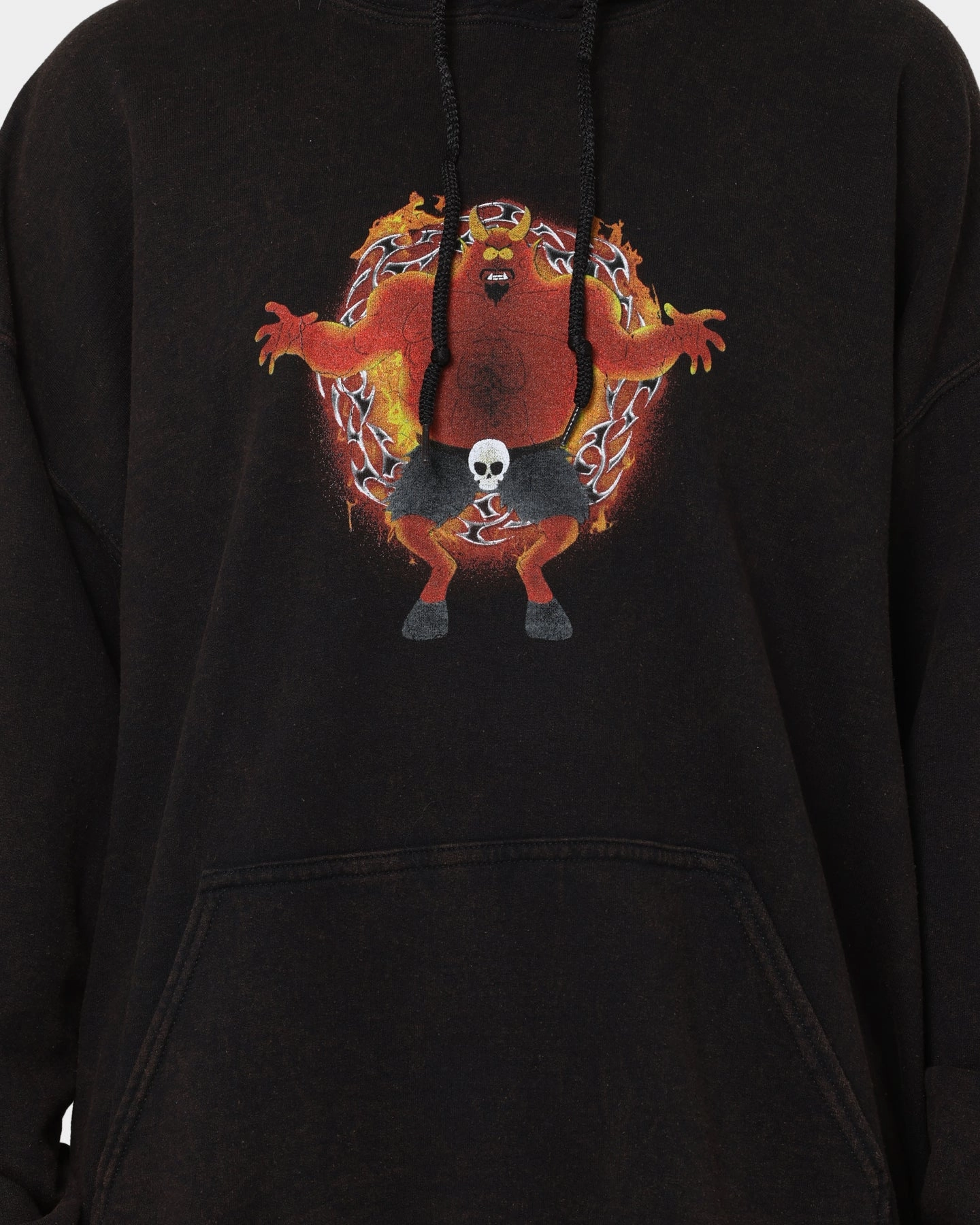 Perfect for Any Outfit Perfect for Travel Goat Crew X South Park Satan Vintage Hoodie Black Wash