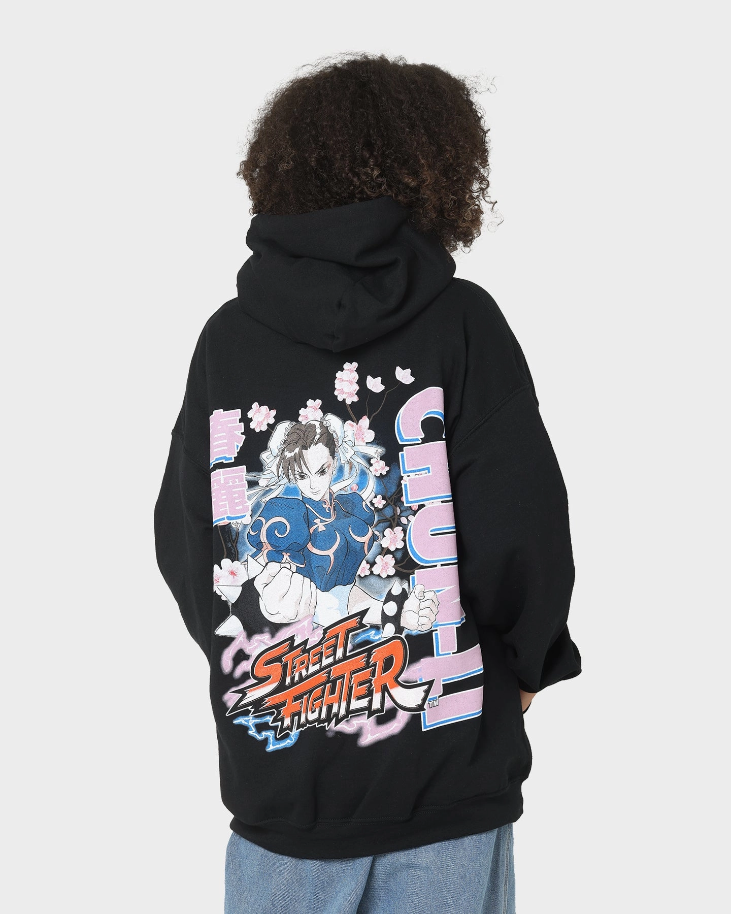 Goat Crew X Street Fighter Chun Li Hoodie Black Indoor Event Eco Friendly Fabric