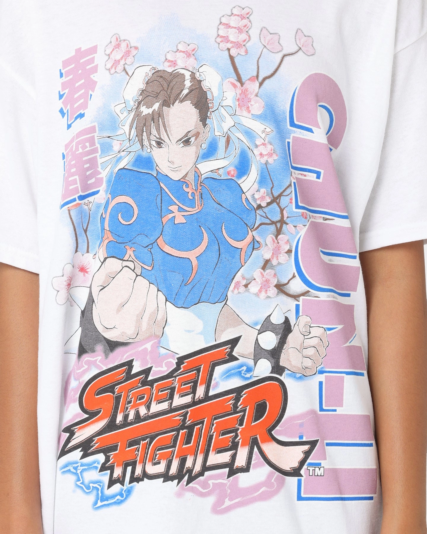 Goat Crew X Street Fighter Chun Li T-Shirt White Perfect Layer