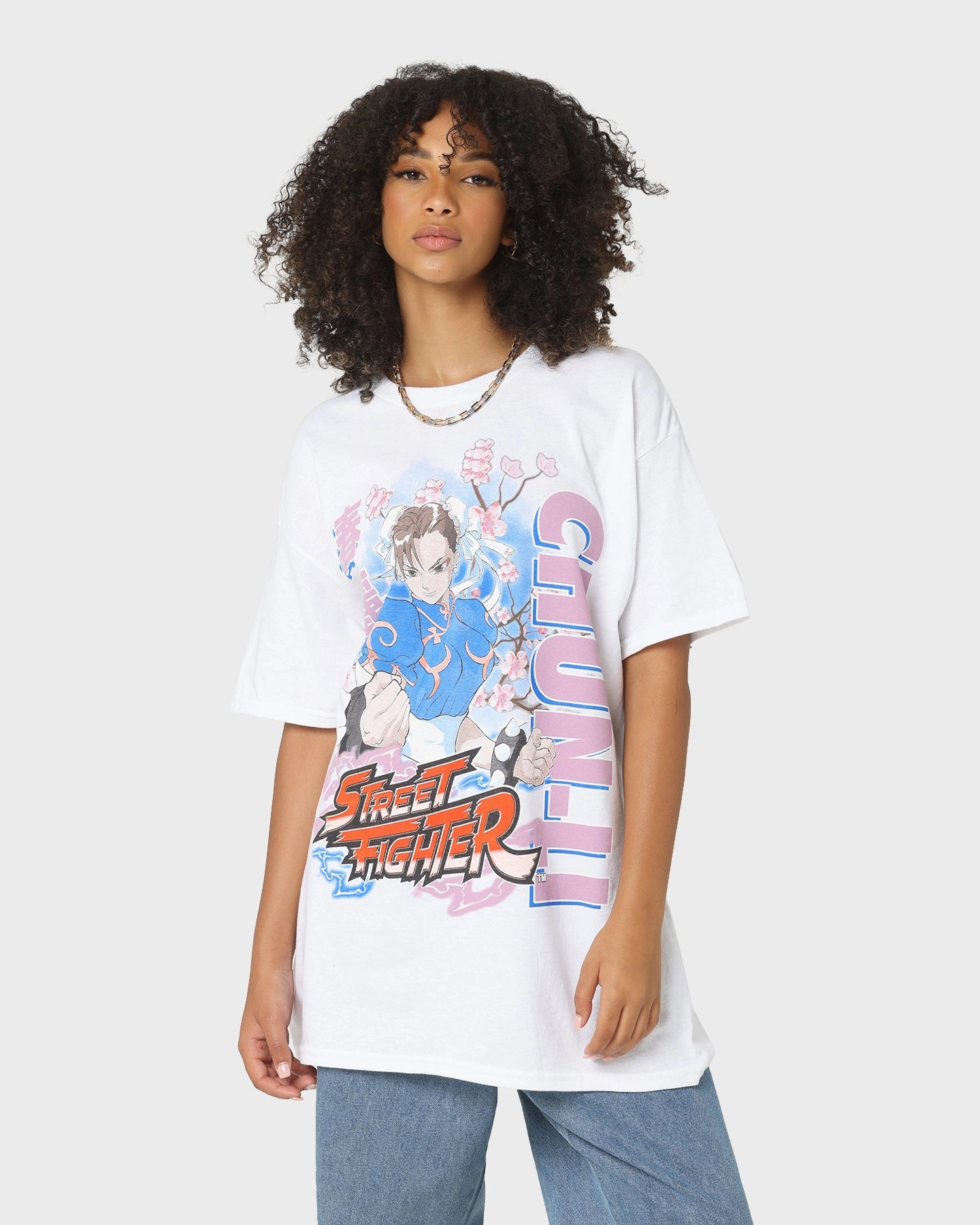 FadeResistant Goat Crew X Street Fighter Chun Li T-Shirt White