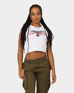 Relaxed fit wear Unisex versatility Goat Crew X The Crow Women's The Crow Tank White