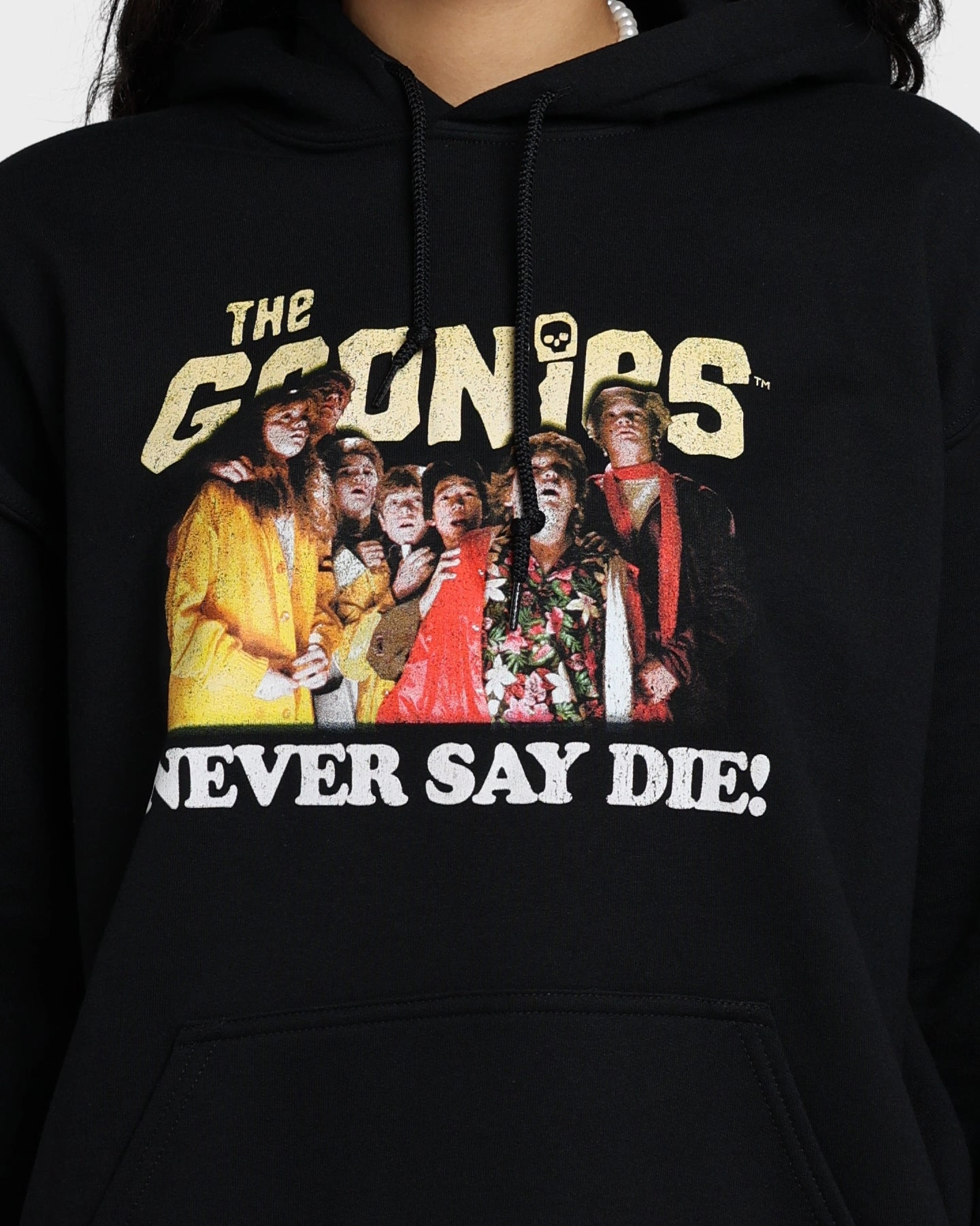 Goat Crew X The Goonies Goonies Hoodie Black Warm Outer Layer Classic Fit
