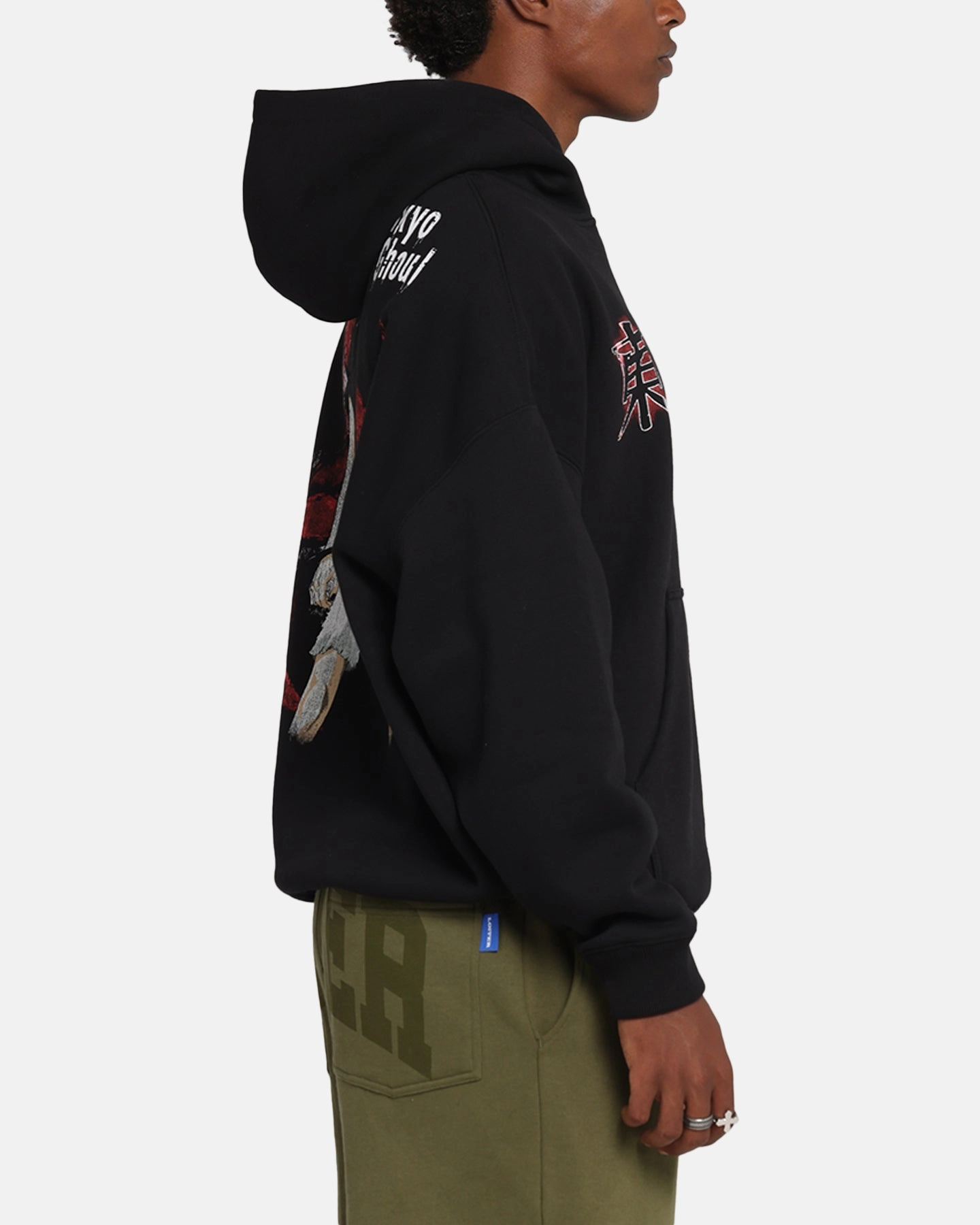 Goat Crew X Tokyo Ghoul Kaneki Premium Hoodie Black Personalizable