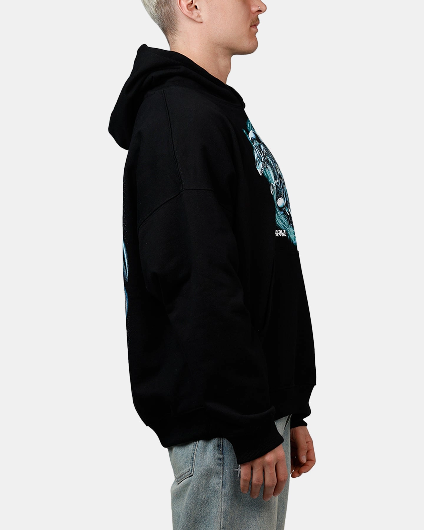 Goat Crew X Yu-Gi-Oh! Blue Eyes White Dragon Premium Hoodie Black Task