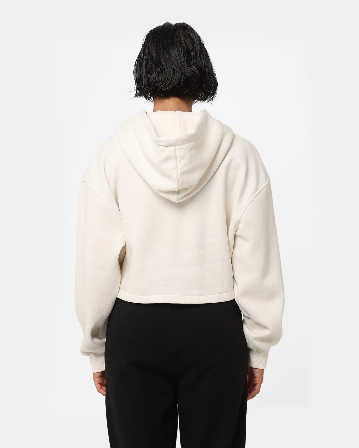 Stylish Insulation Multi Seasonal Calvin Klein Women's Blown Up CK Hoodie Ivory