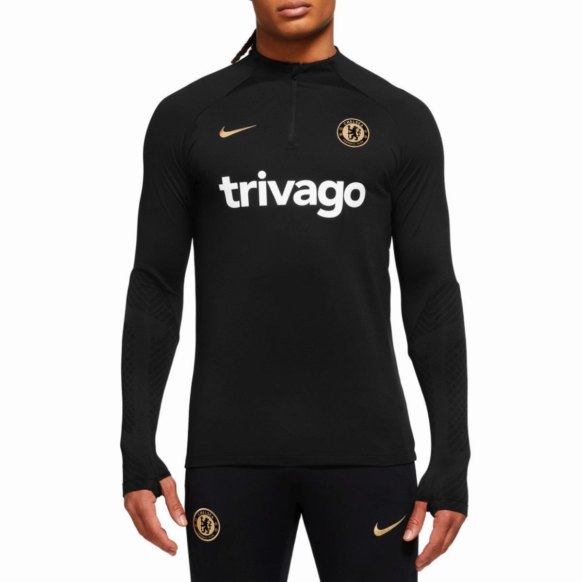 Chelsea UCL black training technical tracksuit 2022/23 - Nike Performance Wear