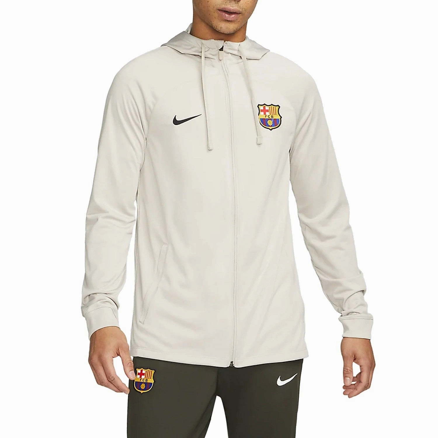 FC Barcelona hooded training presentation tracksuit 2023/24 - Nike softball field