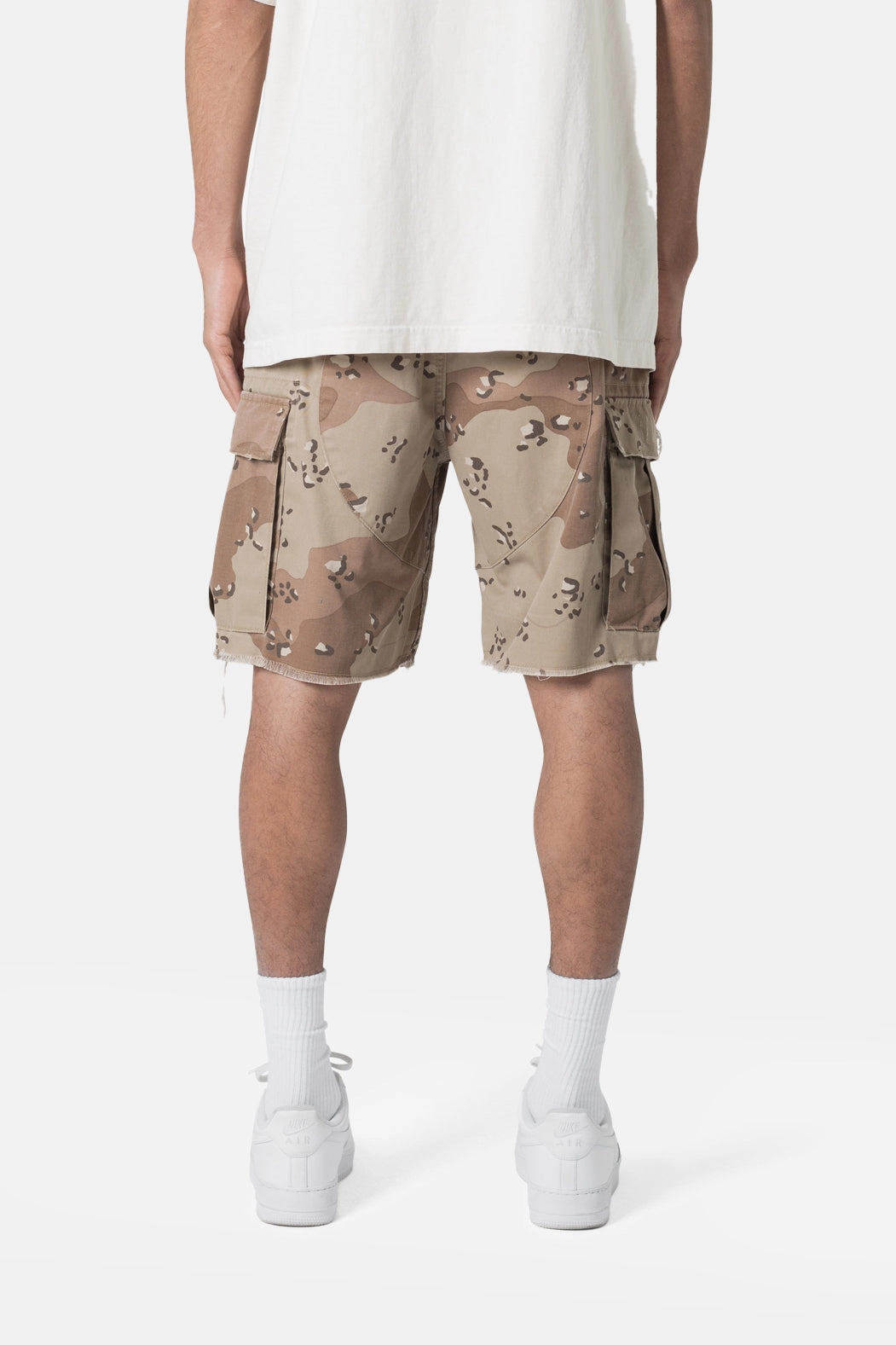 Birthday gift MNML Distressed Cargo Shorts Desert Camo