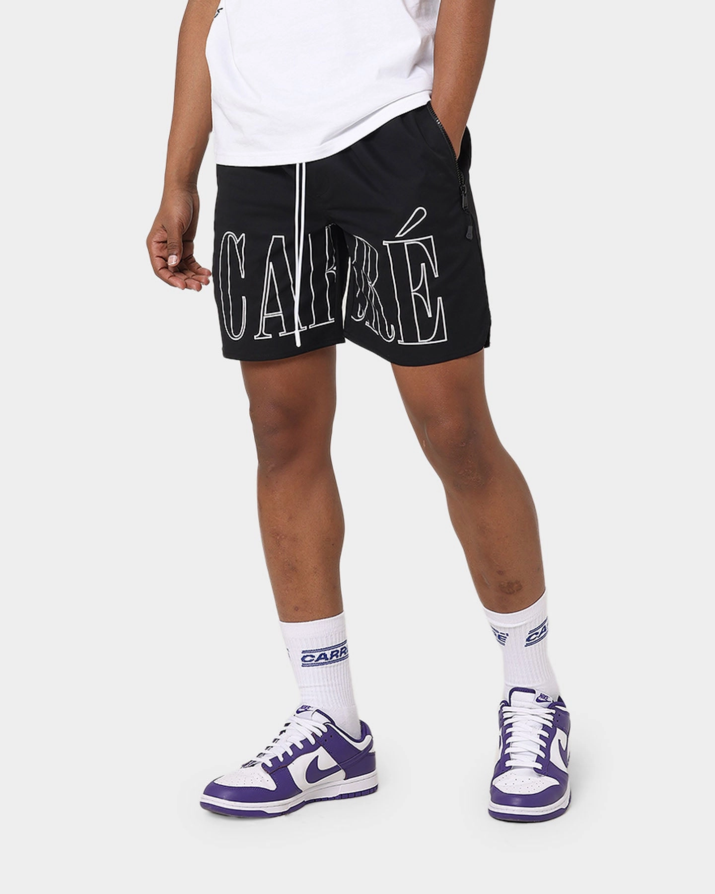 AbrasionResistant Carre Men's Hardi La Plage Shorts Black