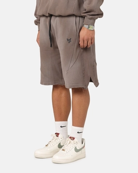 The Anti Order Apocalypse Sweat Shorts Sunfade Brown Static Free Finish