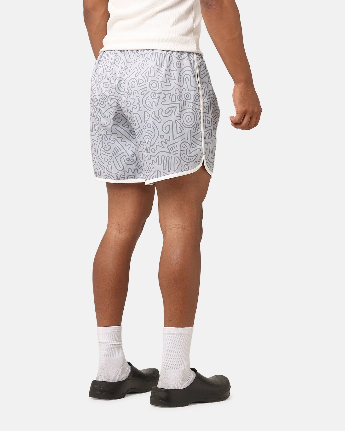 XXIII Squiggle Swim Shorts Grey beach goers summer shorts