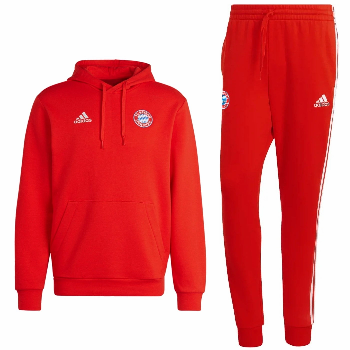 Bayern Munich Casual 3S presentation sweat tracksuit 2023/24 - Adidas Ultimate flexibility