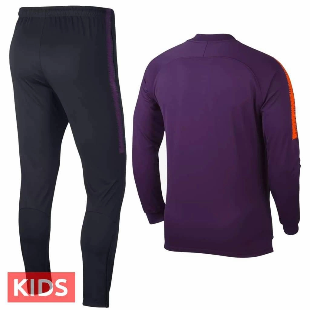 Kids - Manchester City UCL presentation soccer tracksuit 2018/19 - Nike SoftTouch Texture Fashionable Look