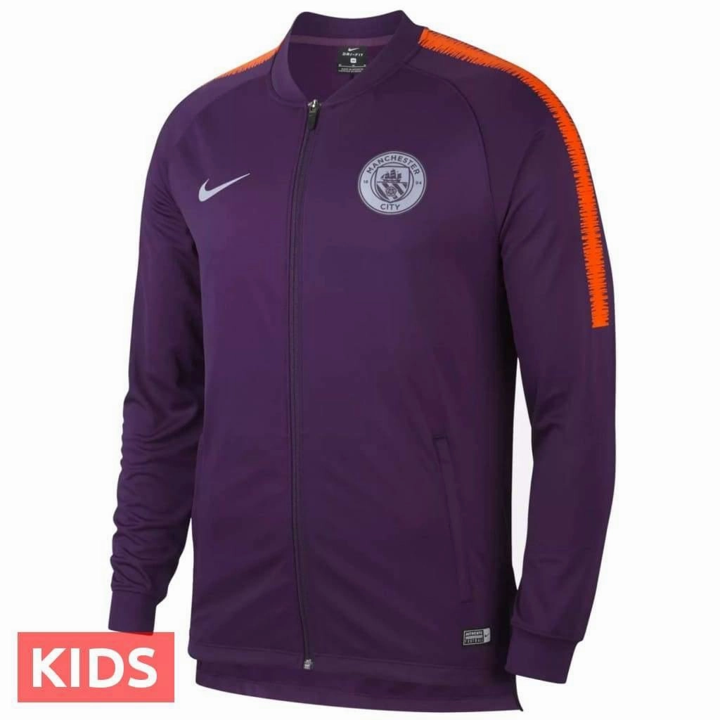 hockey rink wide-leg fit Kids - Manchester City UCL presentation soccer tracksuit 2018/19 - Nike