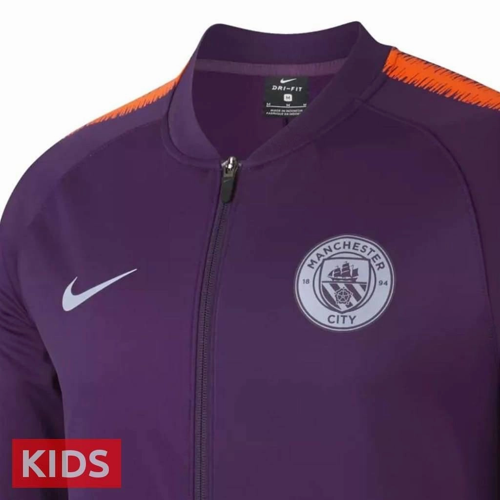 Kids - Manchester City UCL presentation soccer tracksuit 2018/19 - Nike Quick Flex LowProfileSeaming
