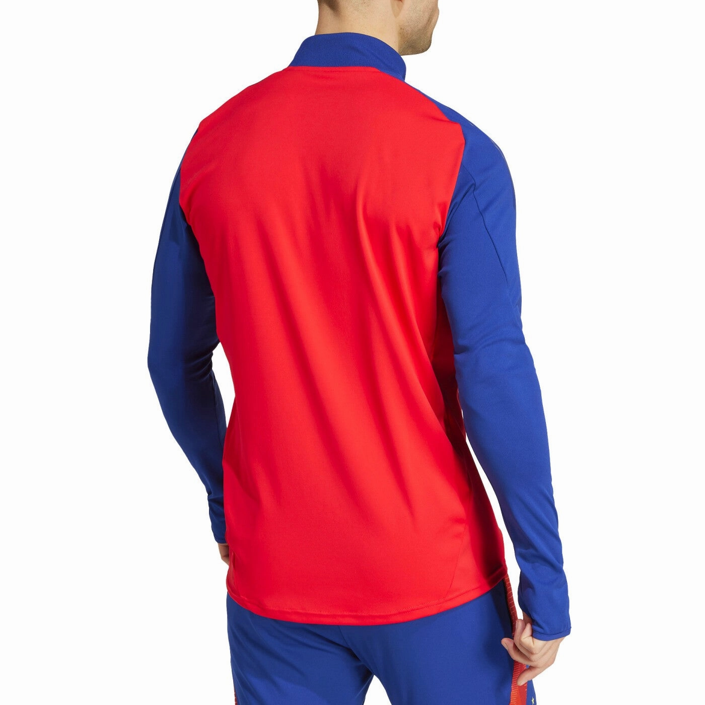 intelligent NonMarkingSole Spain red/blue training technical Soccer tracksuit 2024/25 - Adidas