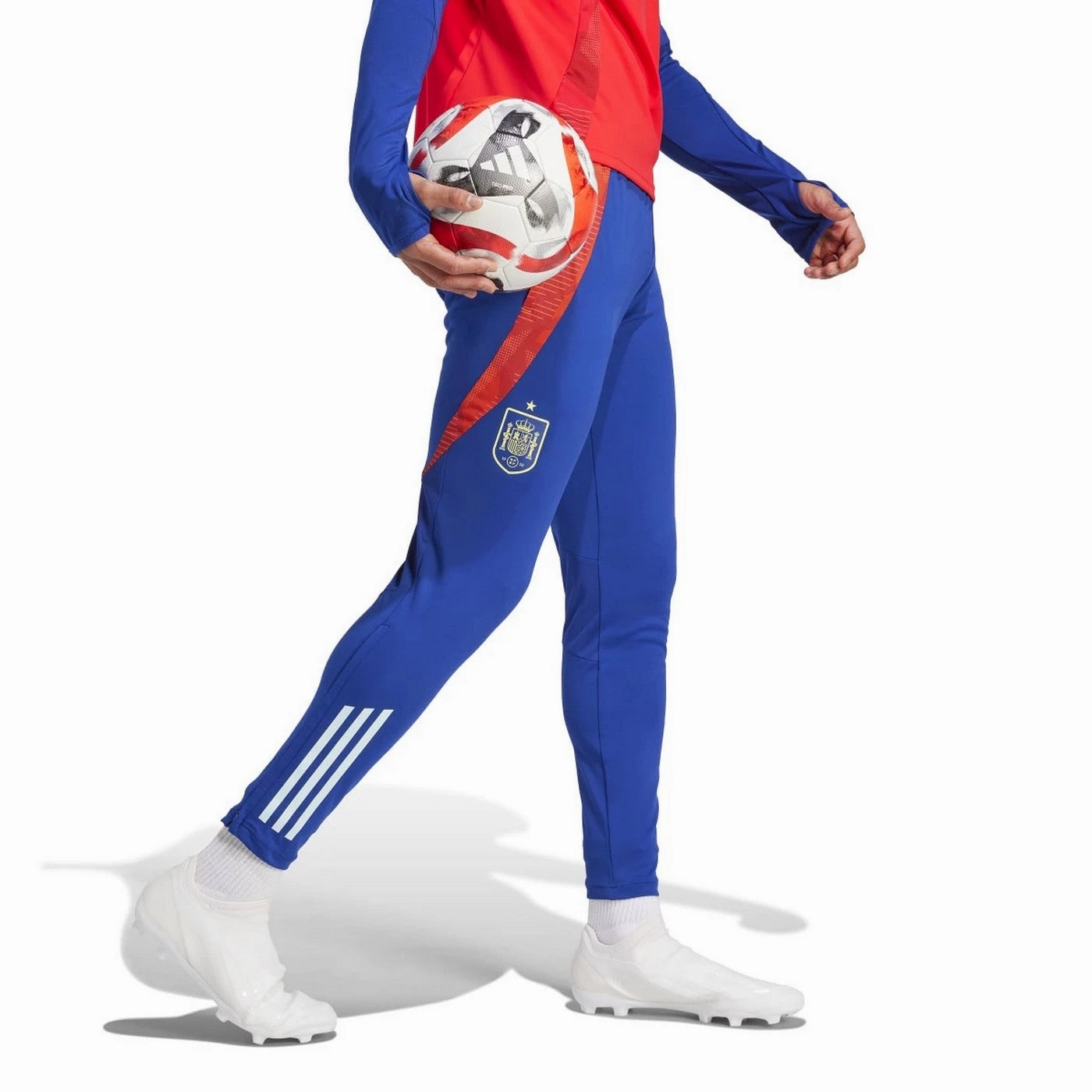 Spain red/blue training technical Soccer tracksuit 2024/25 - Adidas Fashion-Forward