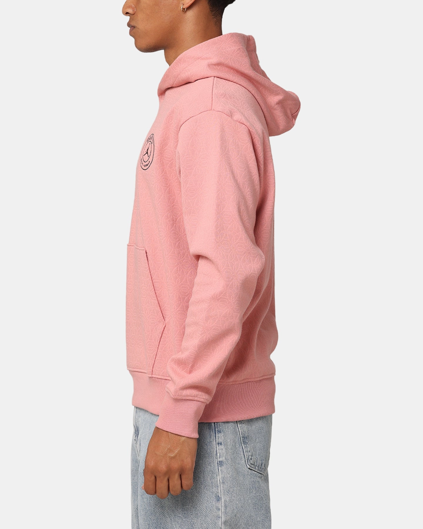 Simple Fit Jordan Paris Saint-Germain Statement Fleece Pullover Hoodie Rust Pink/Pink