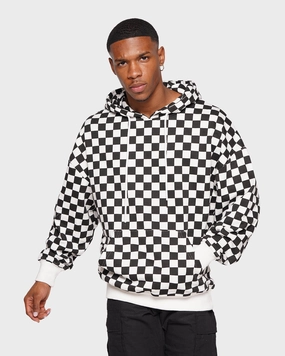 XXIII Keary Checker Hoodie Black/White Odor Resistant Treatment