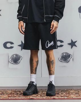 Chic Comfort Carre Corrupt Sweat Shorts Black