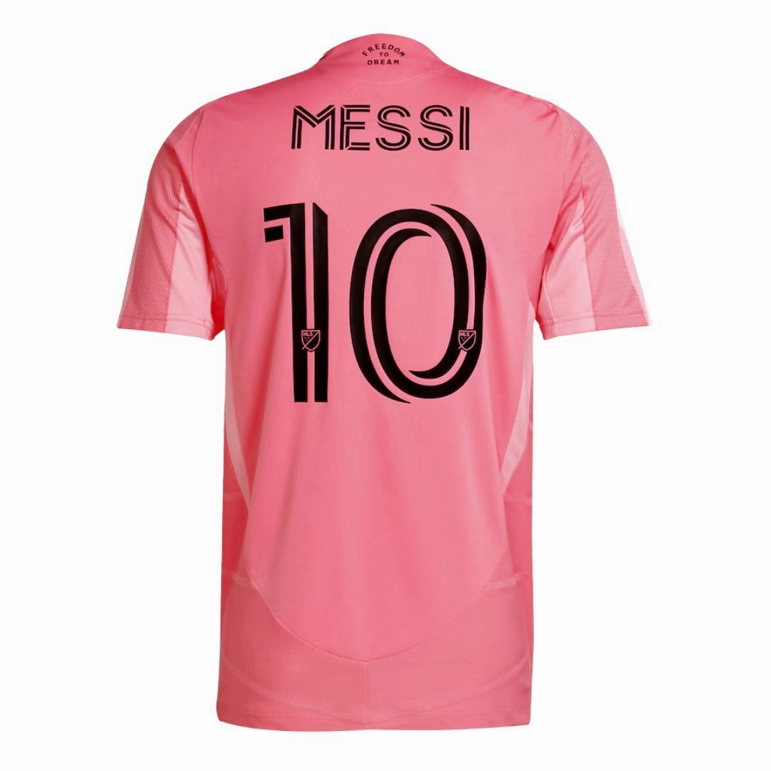 Friction Free Hemline Design Inter Miami CF 2025 Home Jersey Messi 10