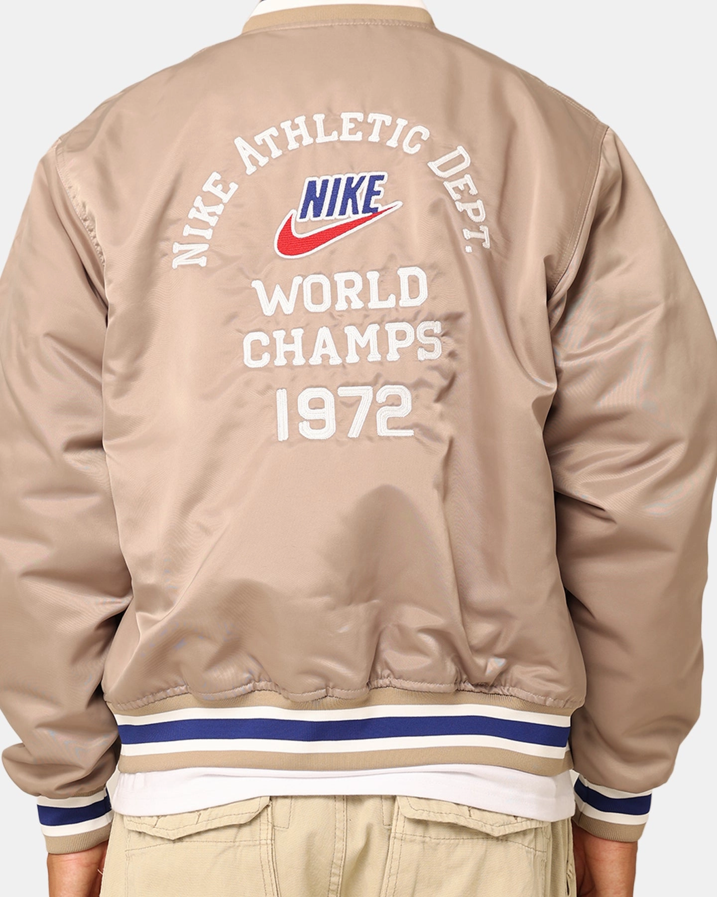 second - hand Nike Dugout Satin Jacket Khaki/Sail/Deep