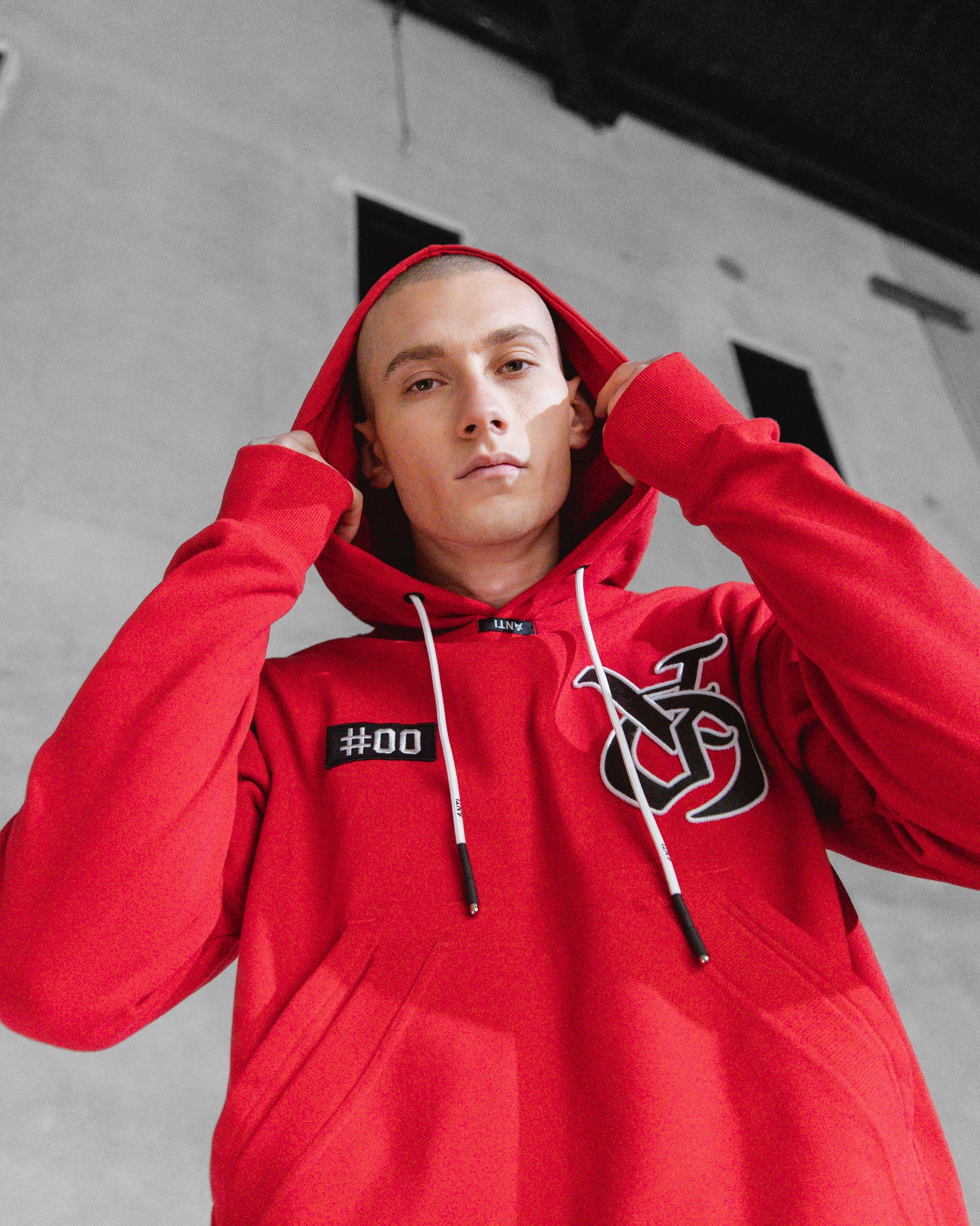 The Anti Order Antidote Hoodie Red/Black Low Maintenance