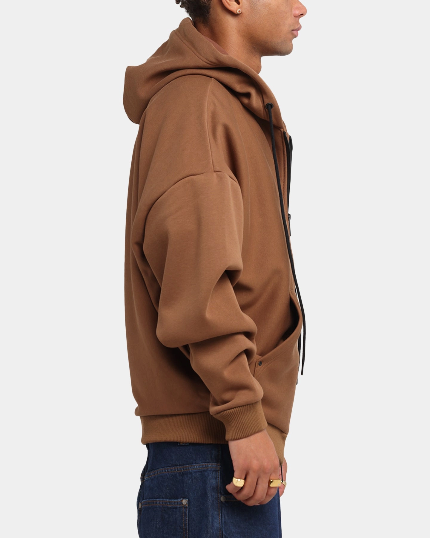 Carre Weatherwear Hoodie Brown Compact Packable